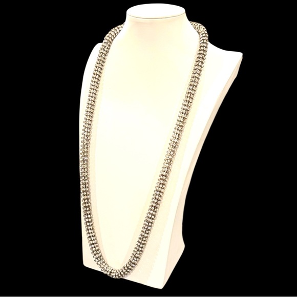 ✨ Glamorous Crystal Rhinestone Rope Necklaces (Set of 2) ✨ - Picture 5 of 9